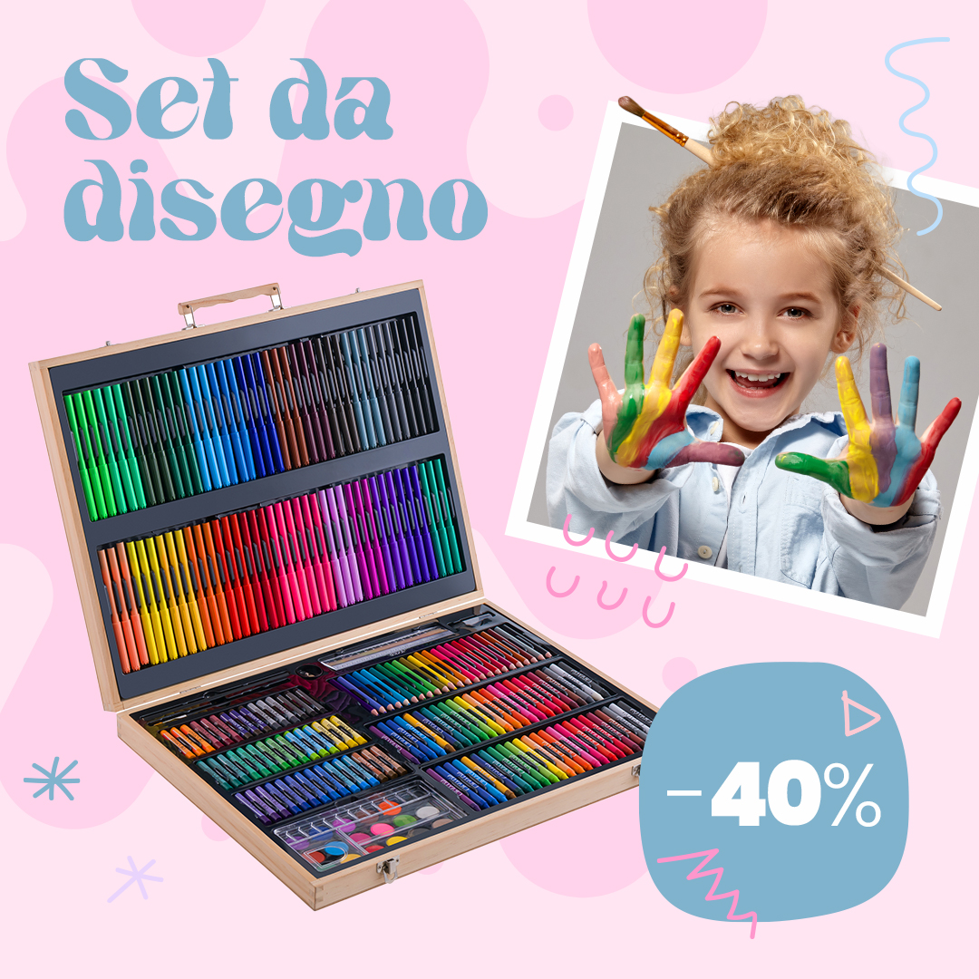 Set da disegno da 251 pezzi